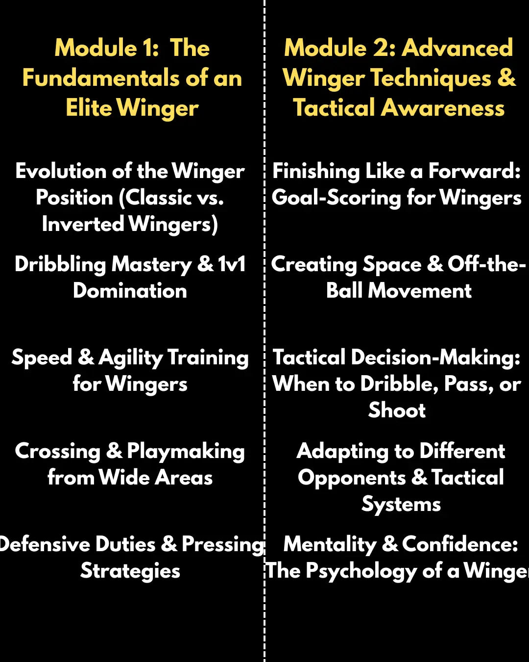 soccer training program for wingers,back