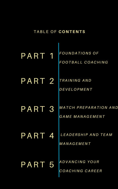 Soccer Coach training Guide,back